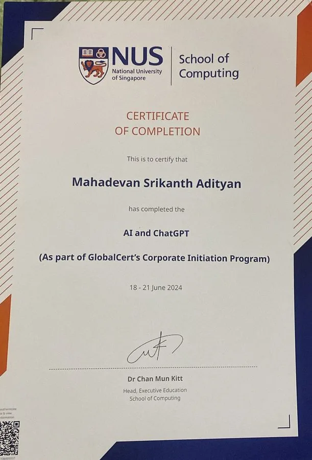 NUS School of Computing: AI and ChatGPT